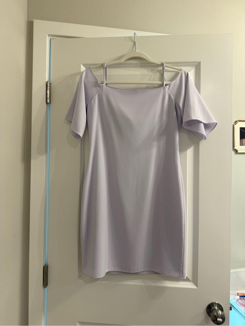 Gianni Bini Off-Shoulder Lavender Purple Cocktail Dress / Size 6